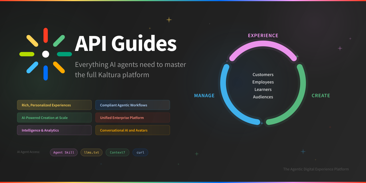API Getting Started - Kaltura API Guides